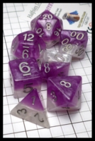 Dice : Dice - Dice Sets - Halfsies Dice Amethyst by Gate Keeper Games - Game Store Oct 2016